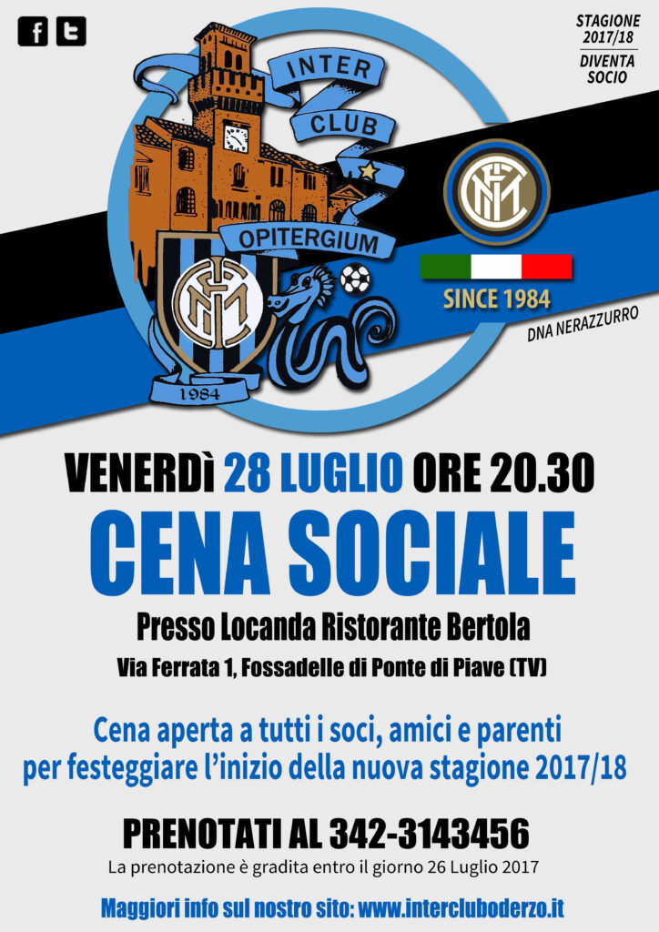 locandina cena sociale inter club opitergium
